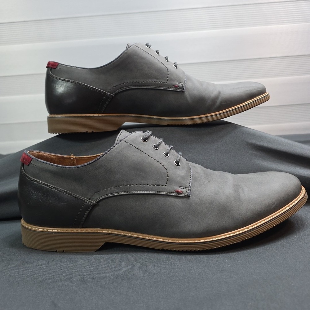 Steve Madden Men's Gray Ousted‎ Oxford Size 13M